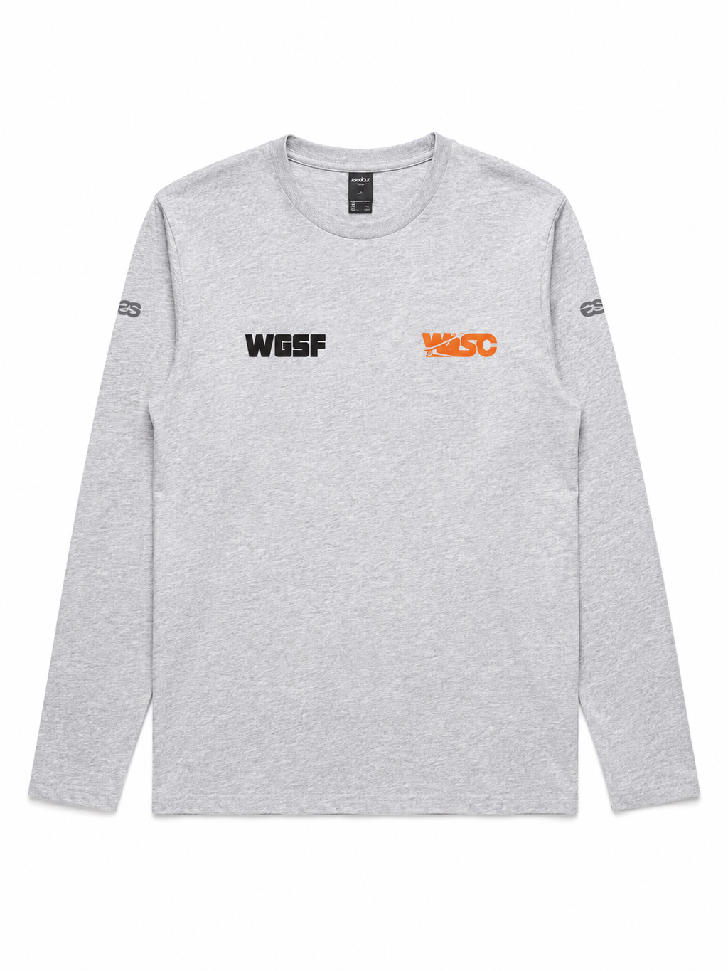 WDSC World Downhill Skateboarding Championship Long Sleeve T-Shirt – Grey Marl