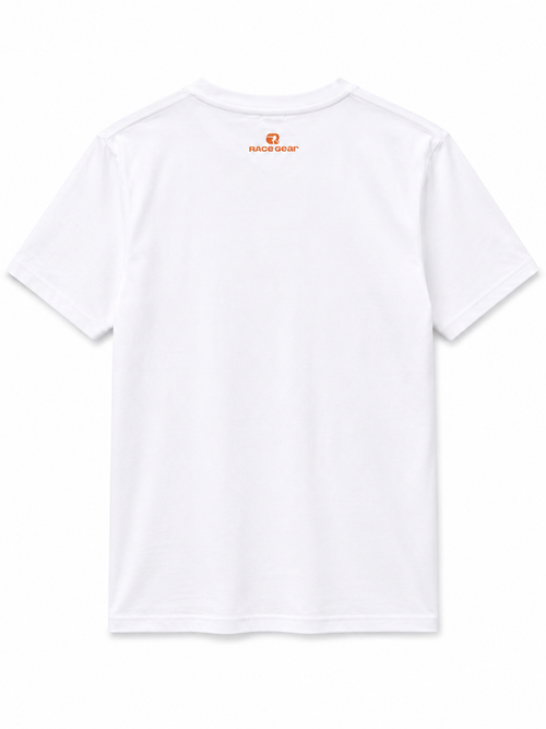 Born to Race V-Neck T-Shirt – White