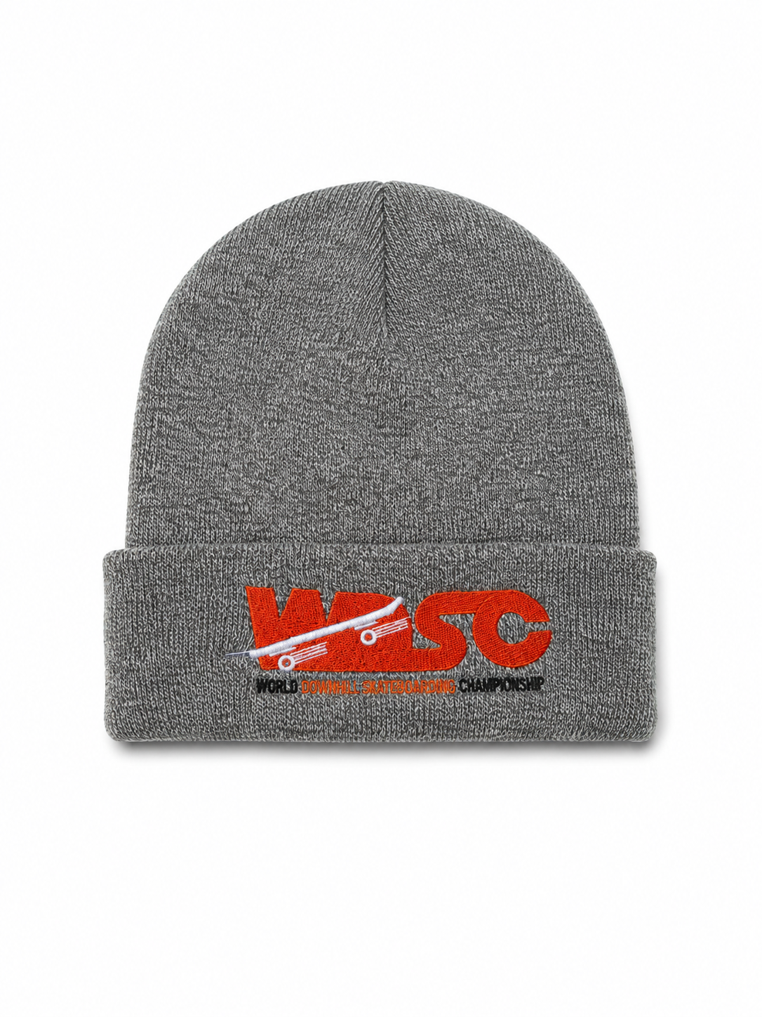 WDSC Embroidered Beanie in red