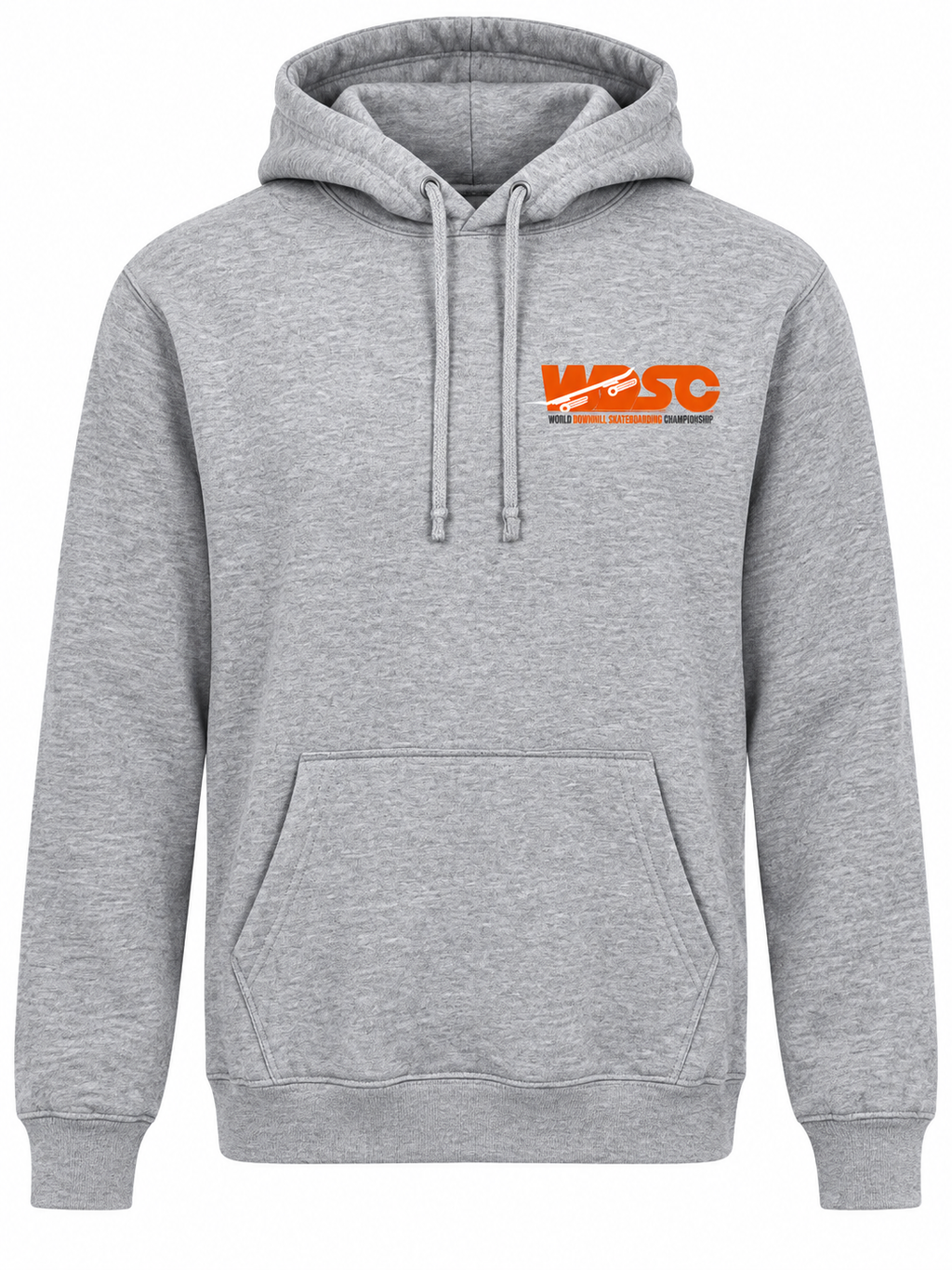 Grey Hoodie with WDSC Skateboard Logo