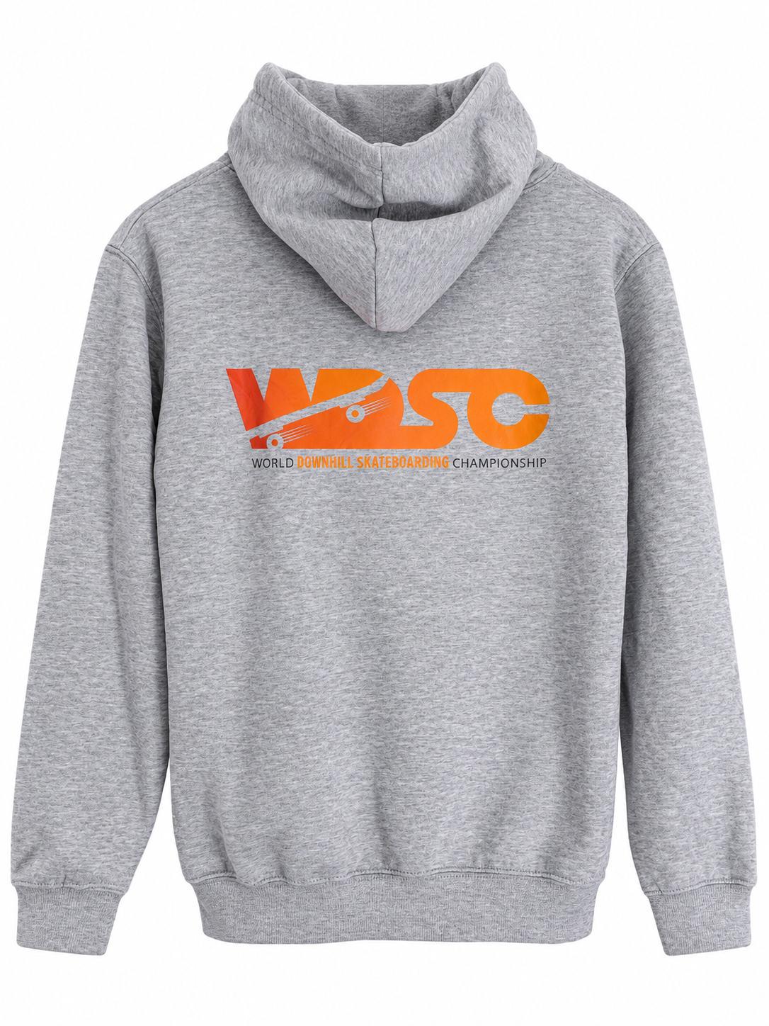 Grey Hoodie with WDSC Skateboard Logo