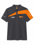 WDSC Race Team Polo Shirt – Charcoal & Orange